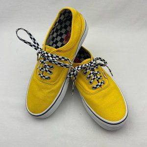 Vans 2020 Authentic HC "DIY Lemon-Chrome" Checkerboard Unisex Men's Sz 8 (W 10)